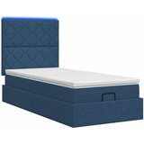  Krevet od pjene s madracem i LED-om Plava 90 x 190 cm Tkanina | shoptok.hr