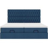 vidaXL Otomanski okvir kreveta s madracima plavi 180x200cm od tkanine | shoptok.hr