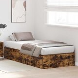  Krevet s ladicama Dimljeni hrast 70 x 190 cm Konstruirano drvo | shoptok.hr