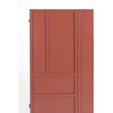 White Label Rdeča kovinska omarica 70x105x35 cm Davis – | Shoptok.si