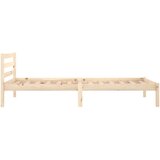  Posteljni okvir iz trdne borovine 90x200 cm, (20601685) | Shoptok.si
