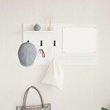  Vješalica za kapute na zidu s policom Bijelo 90 x 10 x 50 cm | shoptok.hr