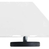  Noge jedilne mize pajkove oblike bele 120x68x(72-73) cm jeklo | Shoptok.si