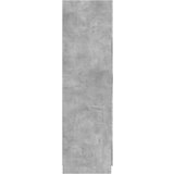  Ormar siva boja betona 80 x 52 x 180 cm od konstruiranog drva | shoptok.hr