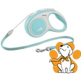 Flexi comfort Cord S 5m, Svetloplavi Povodac Prilagođen Psima Do Maksimum 12kg | ePonuda.com