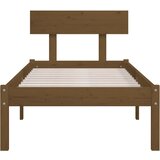  Okvir za krevet boja meda od borovine 90 x 190 cm mali | Eponuda.com