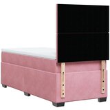 Box spring krevet s madracem ružičasti 100x200 cm baršunasti | shoptok.hr