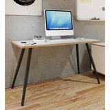 P & B Pisalna Miza Salia T50, Barva Hrasta, Bela, 110x50cm | Shoptok.si
