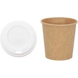 vidaXL Papirnate skodelice za kavo s pokrovčki 1000 kosov 4oz 100ml | Shoptok.si