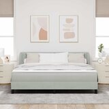  Krevet s opruga kutije Svjetlosiva 180 x 200 cm Baršun | shoptok.hr