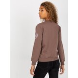 RUE PARIS Sweatshirt-RV-BL-8225.88-brown | Shoptok.si