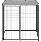 Kavez za pse crni 110 x 110 x 110 cm čelični | shoptok.hr