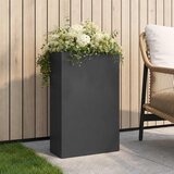  Vrtna saksija Antracit 40 x 20 x 75 cm Čelična vrata | shoptok.hr