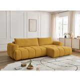 Bobochic Paris Senf žuta sklopiva/s prostorom za odlaganje kutna garnitura (s desnim kutom/s ležaljkom) Fuji – | shoptok.hr