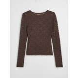 Sinsay Čipkasta bluza s dugim rukavima | shoptok.hr