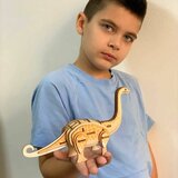  3d drvena slagalica - Brontosaurus | ePonuda.com