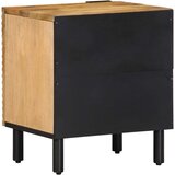 vidaXL Nočne omarice 2 kosa Rjava 40x33x46 cm Masivni les Mango | Shoptok.si