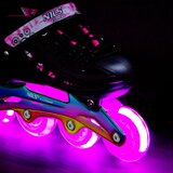 Nils Extreme 4 u 1 role i klizaljke s LED rasvjetom roza veličina M 35–38 | shoptok.hr