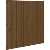  Stensko posteljno vzglavje medeno rjavo 108x3x110 cm borovina, (20737122) | Shoptok.si