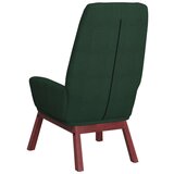  Stolica za opuštanje od tkanine tamnozelena | shoptok.hr