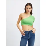 Noisy May Light Green Womens Crop Top Nini - Women