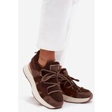 Boto Insulated Women's Sneakers on Platform Brown Juvira | shoptok.hr