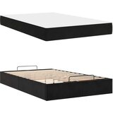  Okvir kreveta s madracem 2 kom. Crna Baršun 120 x 190 cm | Shoptok.si