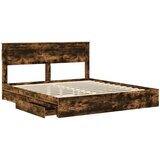  s od storage s ladicama Dimljeni hrast 180 x 200 cm | shoptok.hr