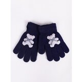 Yoclub Kids's Gloves RED-0235G-AA5B-001 Navy Blue Cene