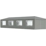 Šator za zabave 1200 x 300 x 255 cm Svjetlosiva PE i čelik | shoptok.hr