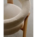 Kave Home Bež jedilni stol iz masivnega jesena Granite – | Shoptok.si