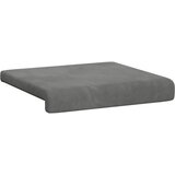  Jastučić za klupu 2 kom. Baršun Tamnosiva Dubina 35 cm | shoptok.hr