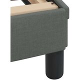 vidaXL Krevet s madracem tamnosivi 120 x 200 cm od tkanine | shoptok.hr