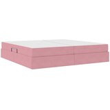  s madracem i skladištem Ružičasta 200 x 200 cm Baršun | shoptok.hr