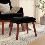  Tabure crni 45x29 5x35 cm baršunasti - Crna 1 Tamno smeđa | shoptok.hr