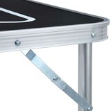  Zložljiva miza za beer pong 240 cm črna, (5000202780) | Shoptok.si