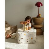 Wigiwama Bel otroški tabure iz tkanine bouclé/iz šenilje Terrazzo Cloud – | Shoptok.si