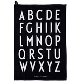 Design Letters crna pamučna kuhinjska krpa Alphabet, 40 x 60 cm Cijene