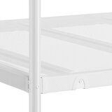 vidaXL Dvoposteljna postelja brez vzmetnice Bela 100x200 cm jeklo | Shoptok.si