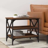  Bočni stolić boja smeđeg hrasta 55x38x45 cm konstruirano drvo | shoptok.hr