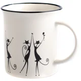 Porcelanasta skodelica Cats Kristy, 310 ml