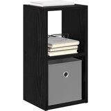  Noćni ormarić s ladicama 2 pcs Crni hrast 25,5 x 22 x 49,5 cm | shoptok.hr