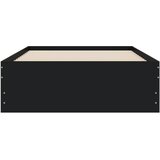  Okvir za krevet s ladicama crni 100x200 cm konstruirano drvo | shoptok.hr