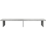  Stalak za monitor boja betona 100x27x15 cm konstruirano drvo | shoptok.hr