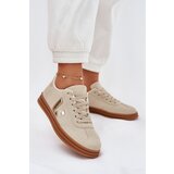 Boto Women's Eco Suede Sneakers Beige Micca | Shoptok.si