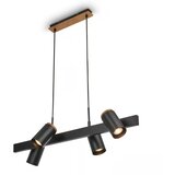 BRILONER 4059045 - Luster na sajli ERA 4xGU10/10W/230V crne boje Cene