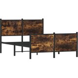  Metalni okvir kreveta bez madraca boja hrasta 120x200 cm | shoptok.hr