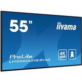Iiyama ProLite LH5560UHS-B1AG55" Diagonal Class (54.6" viewable) LED-backlit LCD display digital signage with built-in SoC media player 4K UHD (2160p) 3840 x 2160 edge-lit black matte finish LH5560UHS-B1AG LH5560UHS-B1AG | ePonuda.com