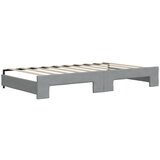  Dnevni krevet s pomoćnim ležajem i ladicama bez madraca svijetlosiva 100x190 cm | Eponuda.com