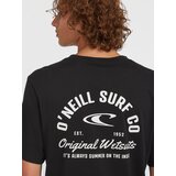 O'neill Majica 'Surf Co' črna / bela | Shoptok.si